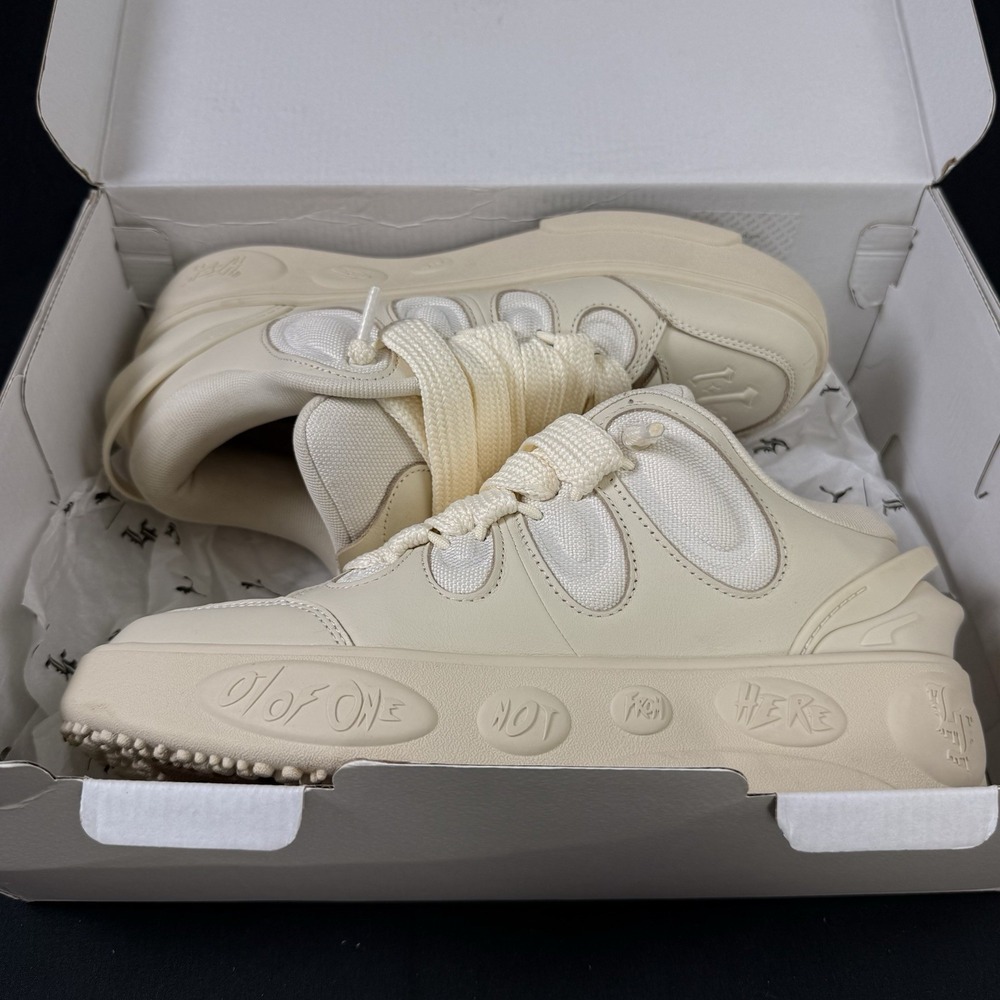 New 2026 Men's PUMA x LaMelo Ball La France Moment Cream Alpine Snow Size 10 - Picture 8 of 12